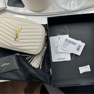 SOLD XX Saint Laurent Lou Mini Quilted Camera Bag
